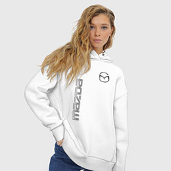 Толстовка оверсайз женская Mazda Style, цвет: белый — фото 2