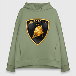 Женское худи оверсайз Lamborghini logo