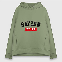 Женское худи оверсайз FC Bayern Est. 1900