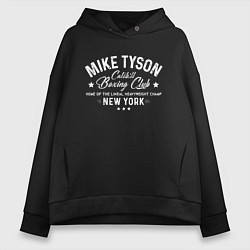 Толстовка оверсайз женская Mike Tyson: Boxing Club, цвет: черный
