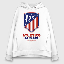 Толстовка оверсайз женская Atlecito de Madrid, цвет: белый