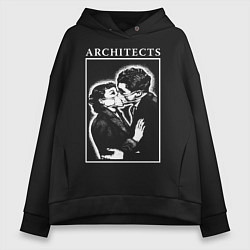 Толстовка оверсайз женская Architects: Love, цвет: черный