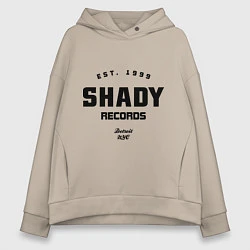 Толстовка оверсайз женская Shady records, цвет: миндальный