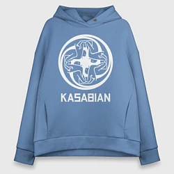 Толстовка оверсайз женская Kasabian: Symbol, цвет: мягкое небо