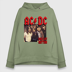 Толстовка оверсайз женская Girls got the rhythm, цвет: авокадо