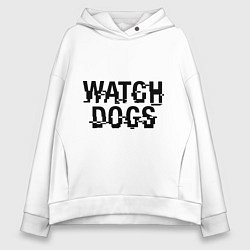 Толстовка оверсайз женская Watch Dogs, цвет: белый