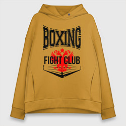 Женское худи оверсайз Boxing fight club Russia