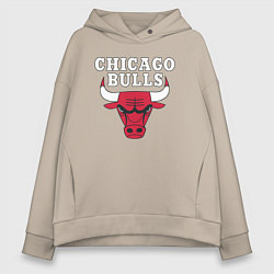 Женское худи оверсайз CHICAGO BULLS