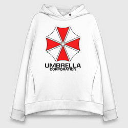 Толстовка оверсайз женская UMBRELLA CORP, цвет: белый