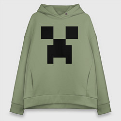 Толстовка оверсайз женская Minecraft, цвет: авокадо