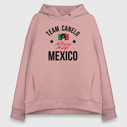 Толстовка оверсайз женская Team Canelo, цвет: пыльно-розовый