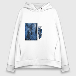 Толстовка оверсайз женская Billie eilish, цвет: белый