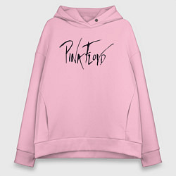 Толстовка оверсайз женская Pink Floyd, цвет: светло-розовый