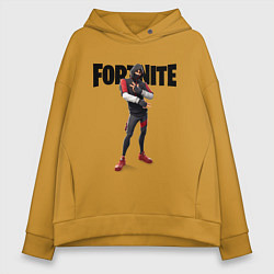 Толстовка оверсайз женская FORTNITE IKONIK, цвет: горчичный