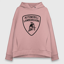 Женское худи оверсайз Lamborghini Logo Dark