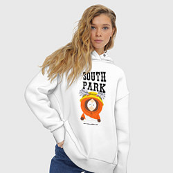 Толстовка оверсайз женская South Park Кенни, цвет: белый — фото 2