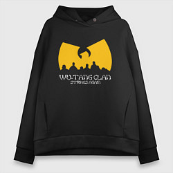 Толстовка оверсайз женская Wu-Tang Clan, цвет: черный