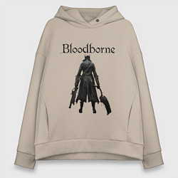 Толстовка оверсайз женская Bloodborne, цвет: миндальный