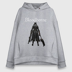 Толстовка оверсайз женская Bloodborne, цвет: меланж