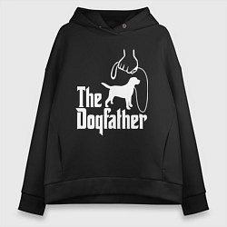 Женское худи оверсайз The Dogfather - пародия