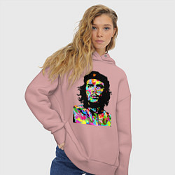 Толстовка оверсайз женская Che, цвет: пыльно-розовый — фото 2