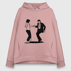 Толстовка оверсайз женская Грязные танцы Z, цвет: пыльно-розовый