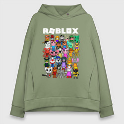 Толстовка оверсайз женская ROBLOX PIGGY, цвет: авокадо