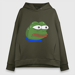 Женское худи оверсайз Pepe MonkaS