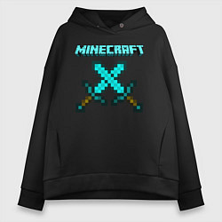 Женское худи оверсайз Minecraft