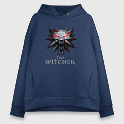 Толстовка оверсайз женская The Witcher, цвет: тёмно-синий
