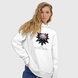 Толстовка оверсайз женская The Witcher, цвет: белый — фото 2