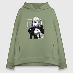 Толстовка оверсайз женская Сэйбер, цвет: авокадо