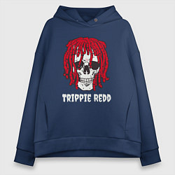 Толстовка оверсайз женская TRIPPIE REDD, цвет: тёмно-синий