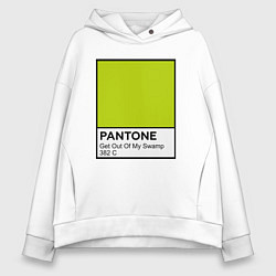 Женское худи оверсайз Shrek: Pantone Color