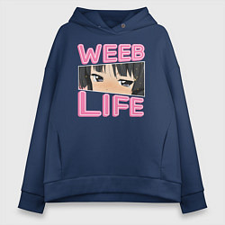 Женское худи оверсайз Weeb life