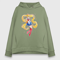 Женское худи оверсайз Sailor Moon Kawaii