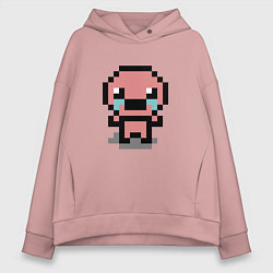Толстовка оверсайз женская Pixel isaac, цвет: пыльно-розовый