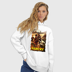 Толстовка оверсайз женская FARCRY Fortune’s, цвет: белый — фото 2