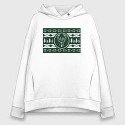 Женское худи оверсайз Bucks Flag