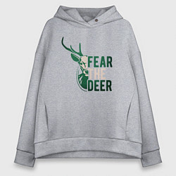 Женское худи оверсайз Fear The Deer