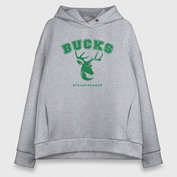 Женское худи оверсайз Bucks - Champions