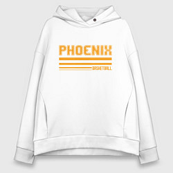 Толстовка оверсайз женская Phoenix Basketball, цвет: белый