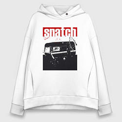 Толстовка оверсайз женская Большой куш Гай Ричи, цвет: белый