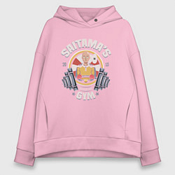 Толстовка оверсайз женская Ванпанчмен 01, цвет: светло-розовый