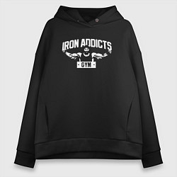 Женское худи оверсайз Iron Addicts Gym