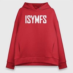 Толстовка оверсайз женская ISYMFS CT Fletcher, цвет: красный