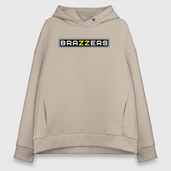 Толстовка оверсайз женская Brazzers, цвет: миндальный