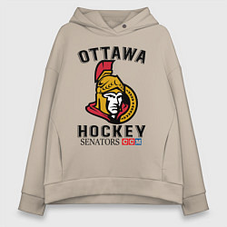 Женское худи оверсайз OTTAWA SENATORS ОТТАВА СЕНАТОРЗ