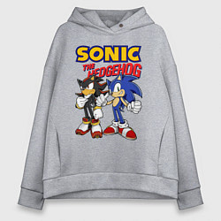 Женское худи оверсайз ЕЖ СОНИК SONIC THE HEDGEHOG
