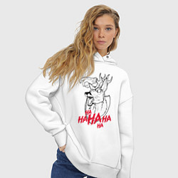 Толстовка оверсайз женская The animated scarecrow, цвет: белый — фото 2